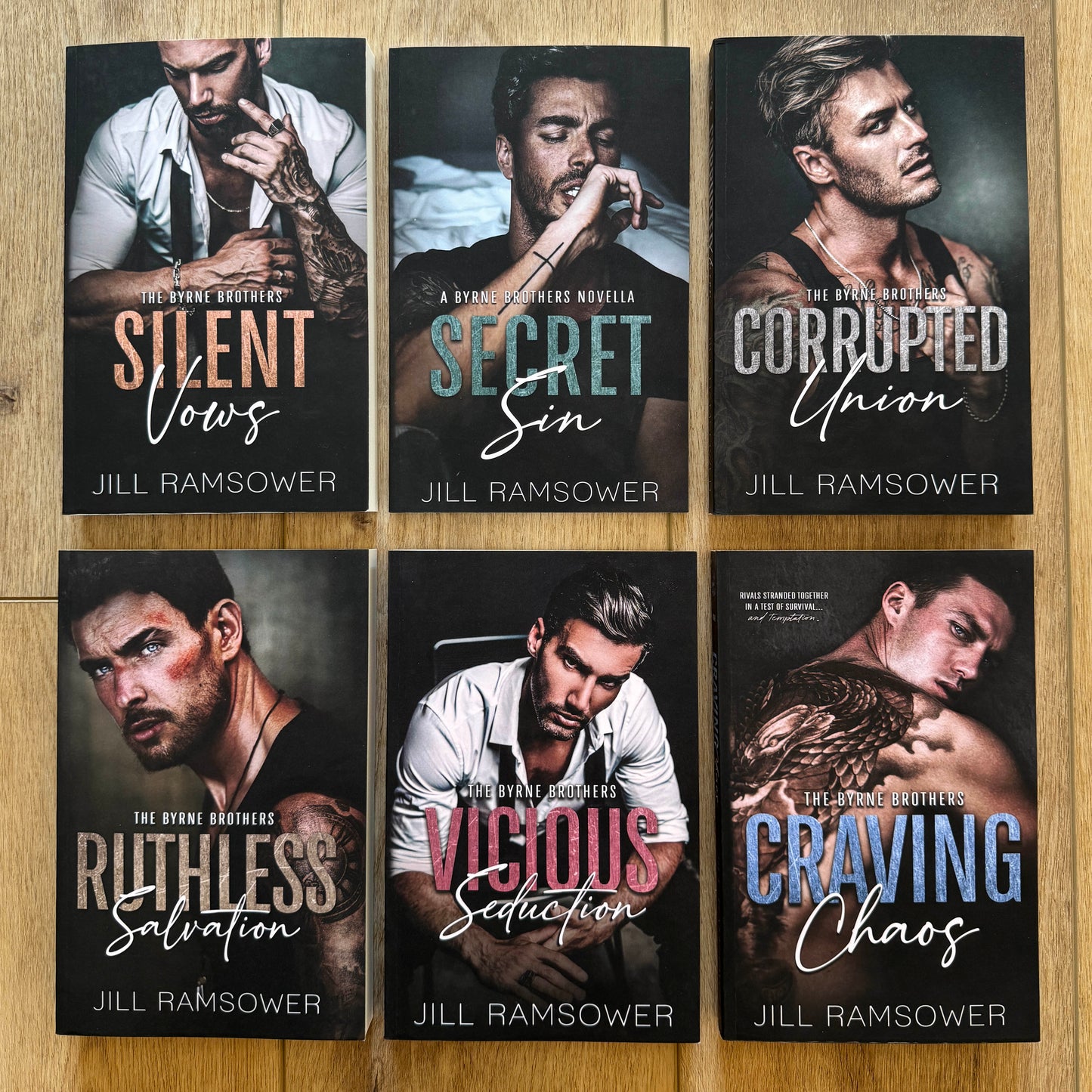 Byrne Brothers Paperback Set (Man Covers)(5 Books + Novella)