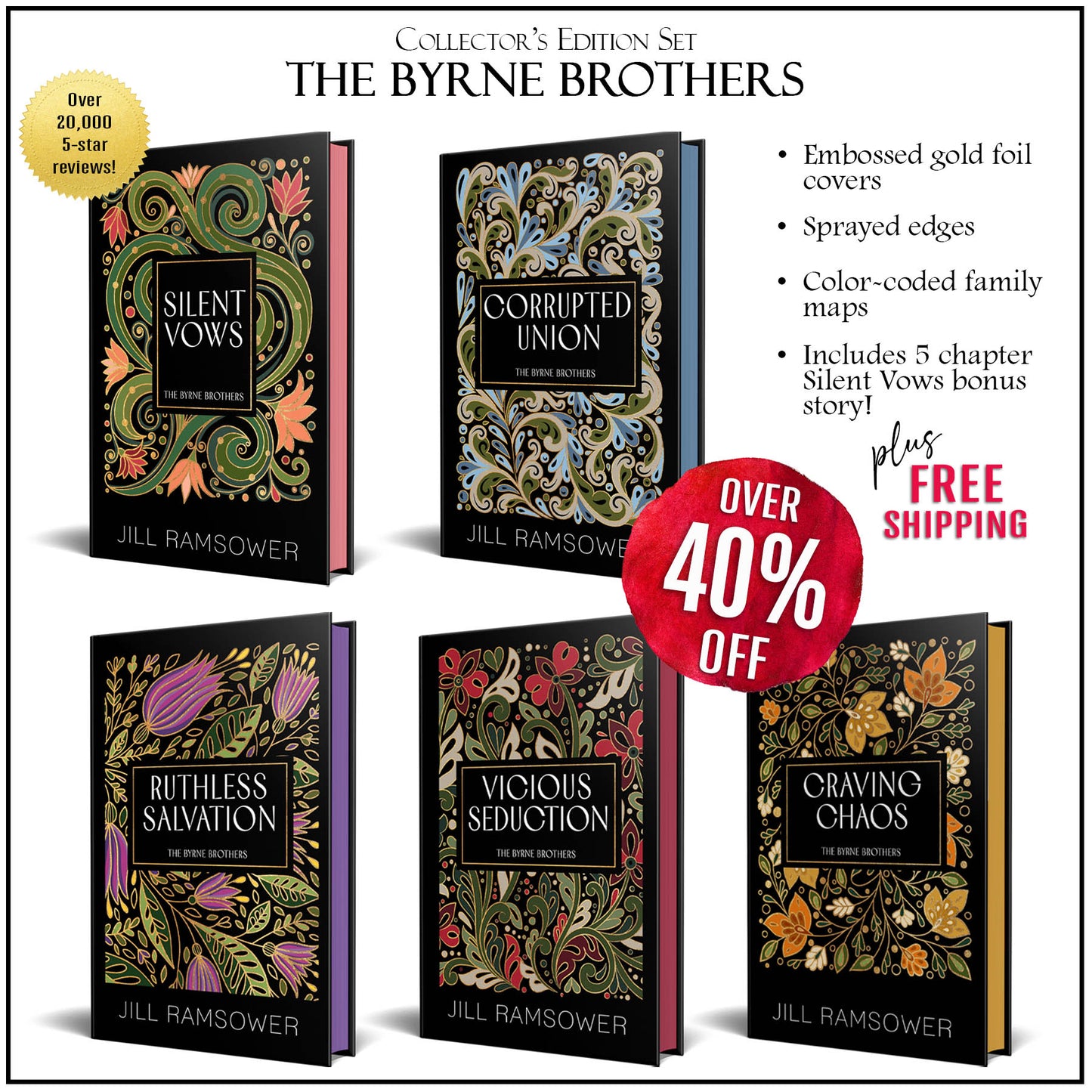 Byrne Brothers - Special Edition Hardbacks(Complete 5 Book Set)