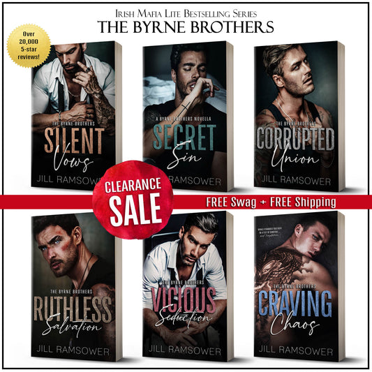 Byrne Brothers Paperback Set (Man Covers)(5 Books + Novella)