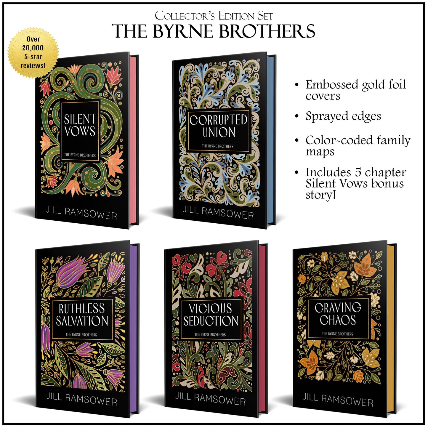 Byrne Brothers - Special Edition Hardbacks(Complete 5 Book Sets w/Digital Signature)
