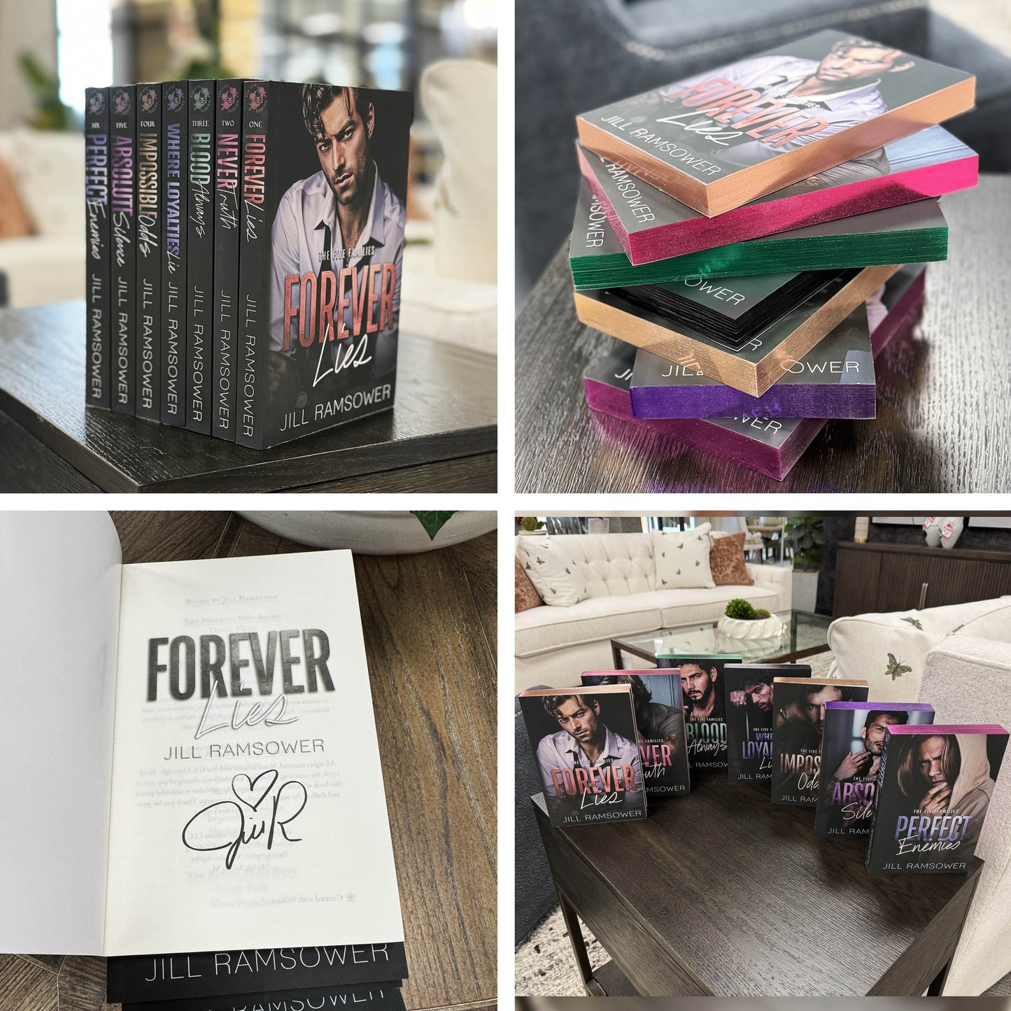 Five Families Paperback Set (Model Covers w/Sprayed Edges) (7 Books)