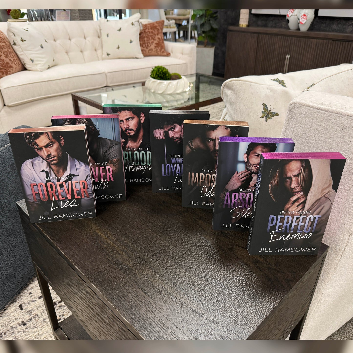 Five Families Paperback Set (Model Covers w/Sprayed Edges) (7 Books)