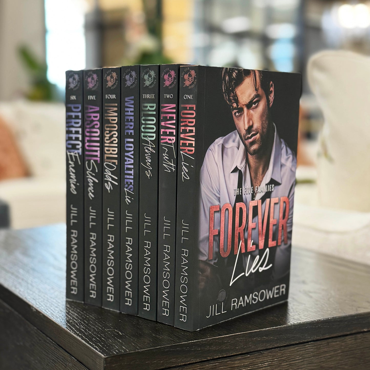 Five Families Paperback Set (Model Covers w/Sprayed Edges) (7 Books)