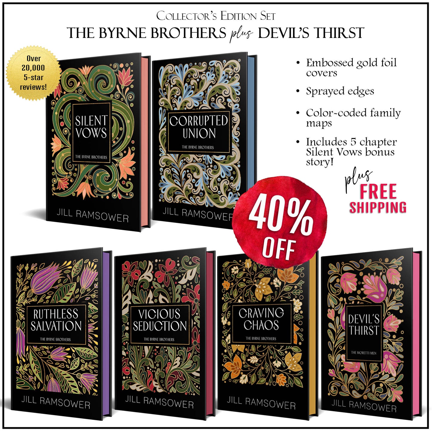 Byrne Brothers Special Edition + Devil's Thirst Special Edition Hardbacks(Digital Signatures)